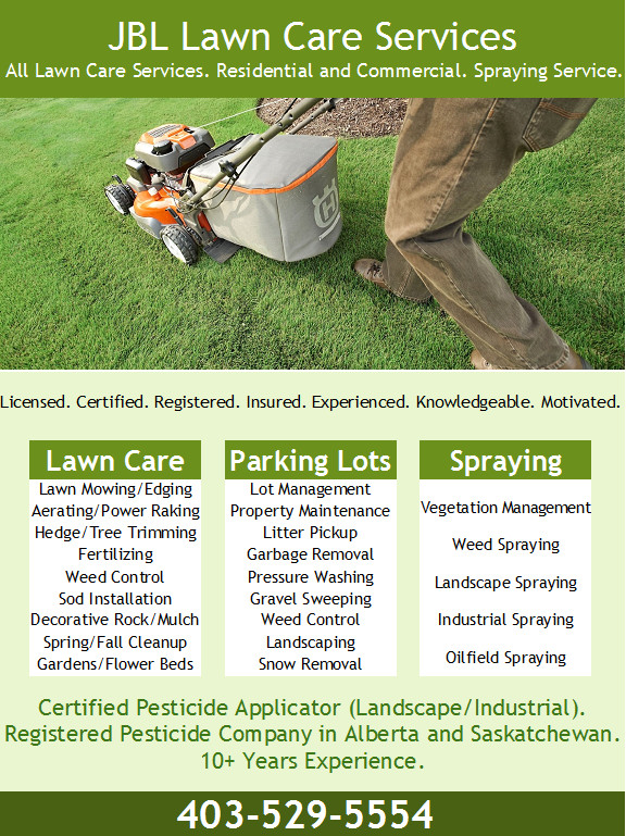 Landscaping - Lawn Care - Weed Control - Trees - (403)-529-5554 in Other in Medicine Hat - Image 2