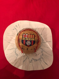 Ecuadorian Barcelona soccer memorabilia