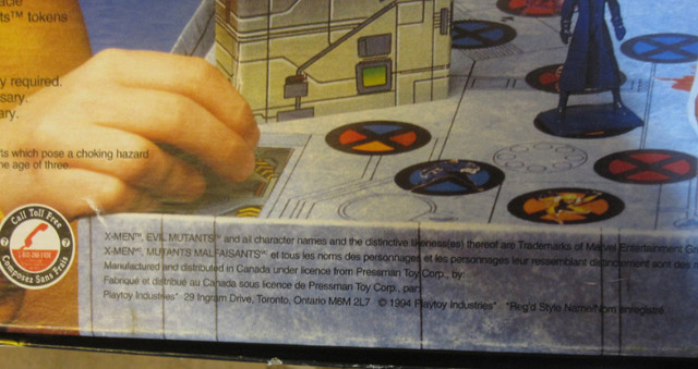 X-Men - Crisis in the Danger Room Board Game 1994 in Toys & Games in Owen Sound - Image 4