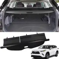 Cargo Cover for Toyota Highlander 2020-2023, Rear Trunk Security