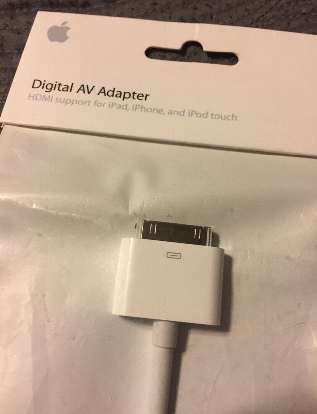 OEM Apple 30 Pin to HDMI Digital AV Adapter. in Cables & Connectors in Oshawa / Durham Region - Image 2