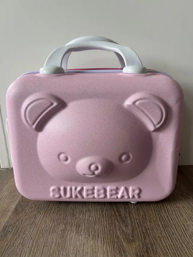 Suke Bear Pink Kids Suitcase