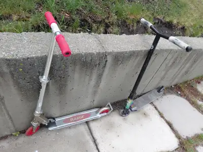 Two Razor Scooters, View more