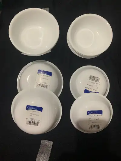 Corelle white winter frost soup bowl., View more