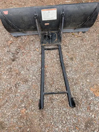 blade for lawn tractor or atv 48 inches wide 16 inches high asking $350 phone 613-269-4997
