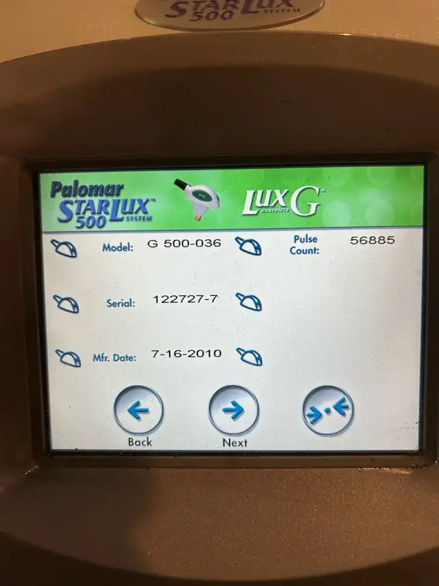 Palomar Starlux 500 Laser System in Health & Special Needs in Bedford - Image 10