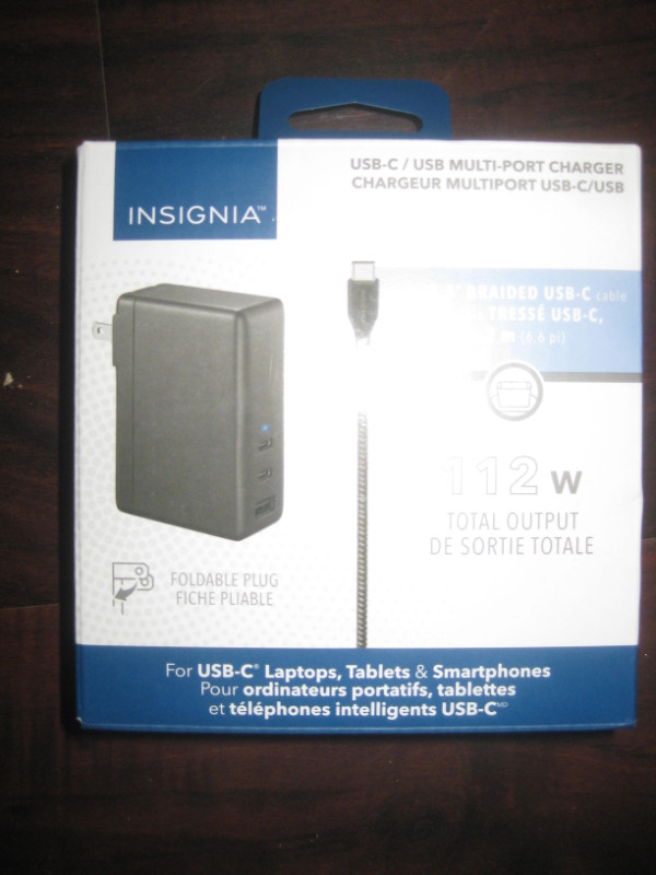 Insignia 20W USB-C Wall Charger. Fast Charger for iPhone 14, 13 in Cell Phone Accessories in Mississauga / Peel Region - Image 2