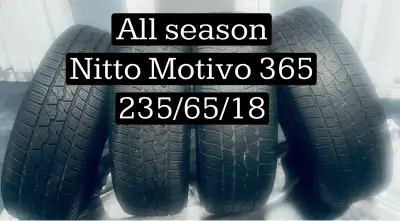 Receipt for my purchase of the tires is in the photos They were on a Cadillac srx but I sold the veh...