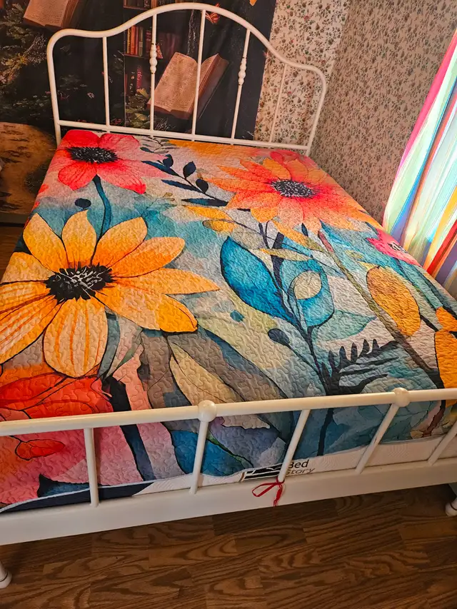 Queen Bed and Two night stand in Beds & Mattresses in Charlottetown - Image 3