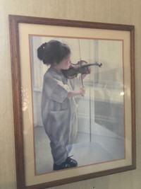Girl with Violin Picture 