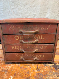 Vintage Weatherhead Parts Cabinet