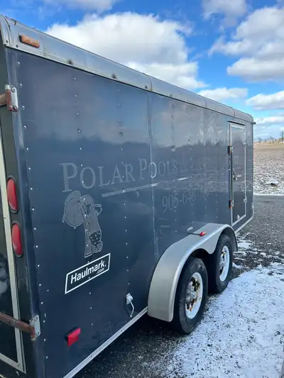 I'm selling a Hallmark enclosed trailer, perfect for hauling equipment or supplies. This trailer has...