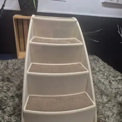 Escalier pour chien et chat – 4 marches beige – aide pour lit et, View more