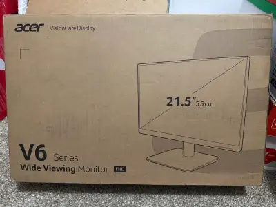 Acer 21.5” wide viewing monitor, View more