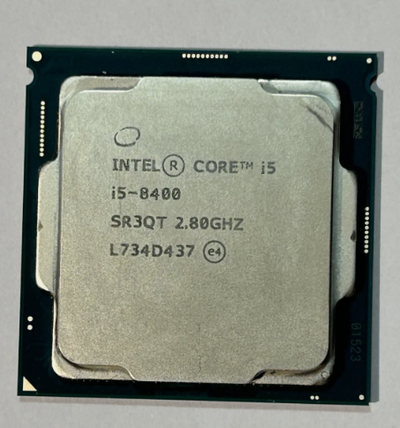 Intel i5 8400 2.8ghz 6 core/6 thread for $50.00, View more