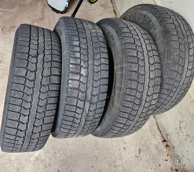 SET OF 4 PIRELLI TUBELESS WINTER TIRES AND RIMS SIZE 225 / 65 R 17, IN GREAT CONDITION ONLY USED ONE...