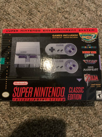 Authentic SNES Mini *in box* WITH controller extensions!