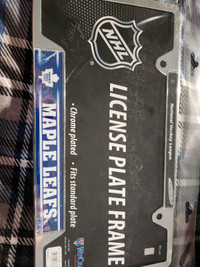 New in plastic, Toronto Maple Leaf License Plate Frame