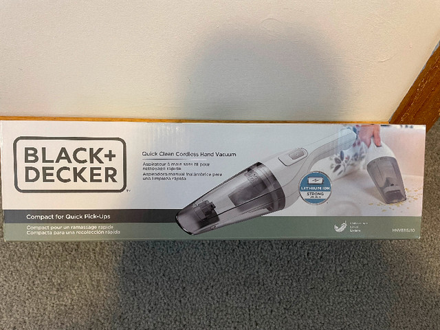 Black and Decker Cordless Hand Vacuum in Vacuums in Belleville