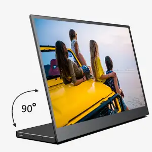14" Portable Monitor with speaker for PC, Phone and Game console, View more