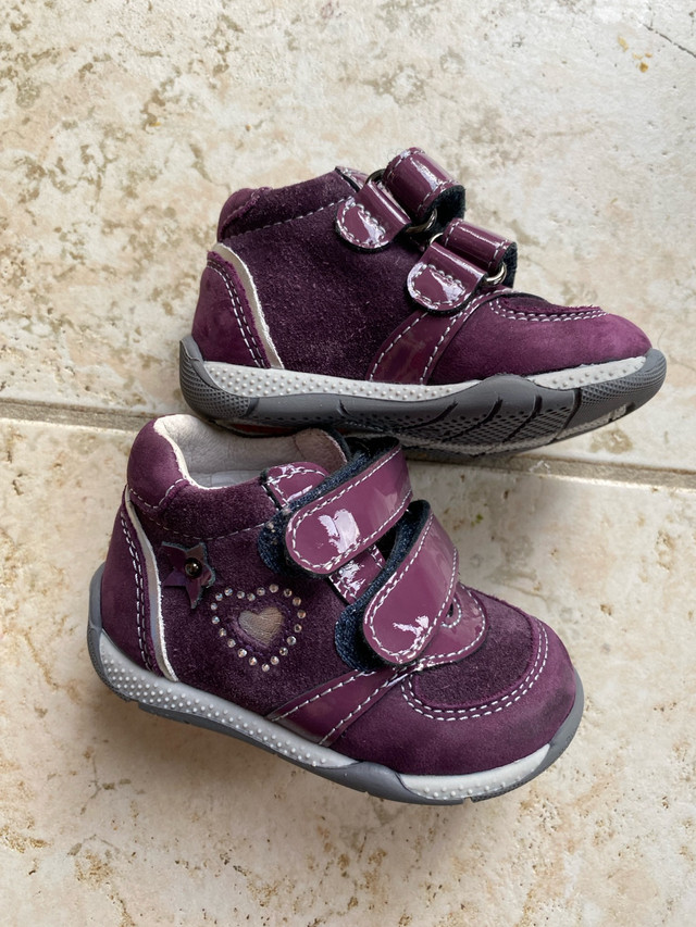 Baby girl -fall/winter boots, in like new condition in Clothing - 12-18 Months in Calgary
