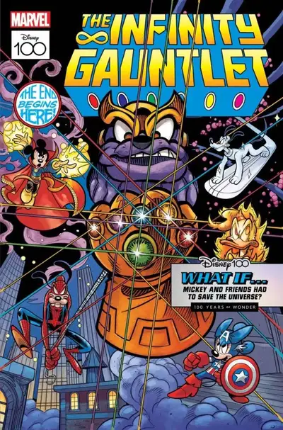 Amazing Spider-Man 23 Disney 100 Infinity Gauntlet Variant , View more