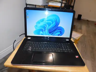 HP Pavilion 17 17" Laptop AMD A6 120GB SSD 8GB DVD RW WIN 11, View more