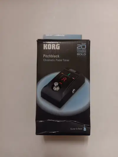 KORG PB-01 Pitchblack Chromatic Guitar Tuner Pedal, View more