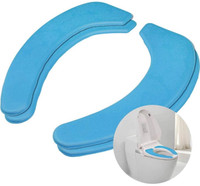 2 Sets Toilet Seat Warmer, Elongated Toilet Seat Cover, Padded 