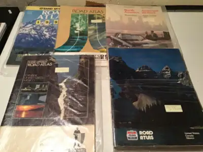 VINTAGE NORTH AMERICAN ROAD ATLAS’S..727, View more
