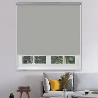 Cordless Roller Shades Blackout Roller Blinds for Windows 35X72”