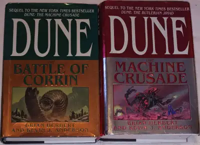 Dune: The Battle of Corrin & Machine Crusade HardCover Books, View more