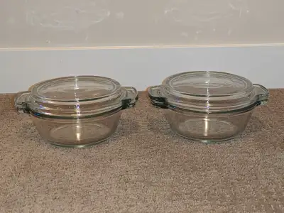 Anchor Ovenware 20 Oz Casserole Dish with Glass Lid (Set of 2), View more