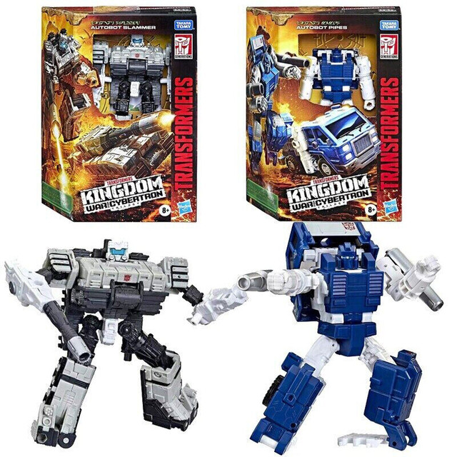 Transformers War for Cybertron Kingdom Slammer and Pipes Deluxe in Toys & Games in Oshawa / Durham Region