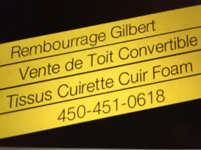 Bonjour je suis Rembourreur avec 35 ans dexperience je peut rembourrer et modifier a votre choix vos...