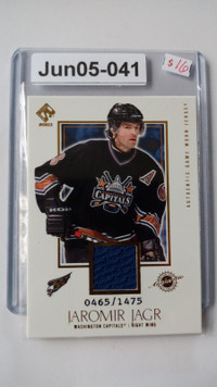 JAROMIR JAGR 2002-03 PACIFIC PRIVATE STOCK RESERVE GAME-USED