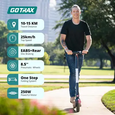 Electric Scooter for Adults Max 15/61Km Range 25/32Km/h Speed, View more