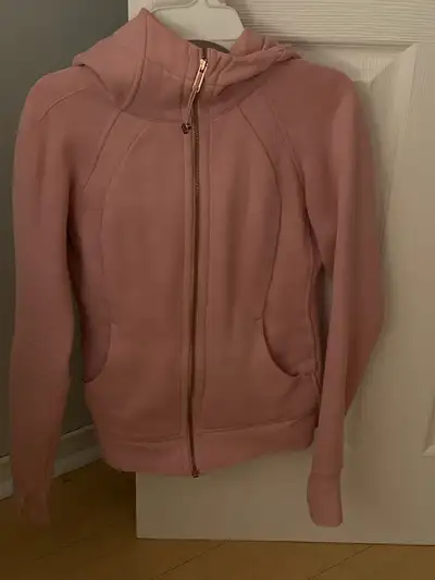 pink haze Lululemon zipup long hoodie, View more