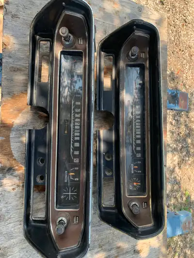 For Sale. 2 early 70’s Plymouth instrument clusters. $100 each