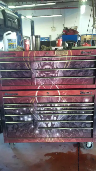 Selling classic 78 snap on tool box wrapped serious inquiries, View more