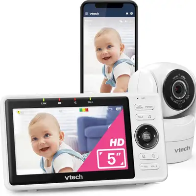 VTech Upgraded Smart WiFi Baby Monitor, View more