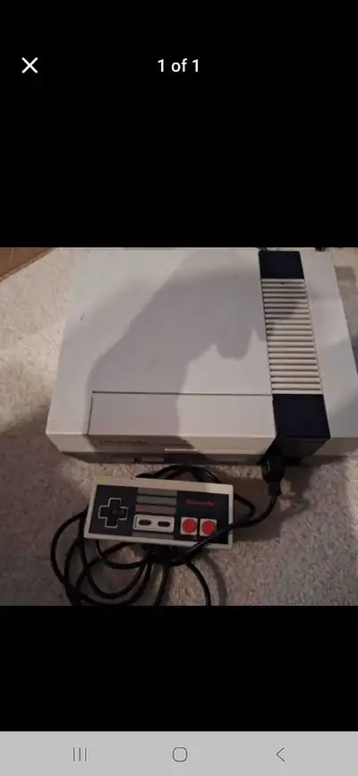 Selling a Nintendo nes console, comes with all cables and 1 controller. Asking $120.
