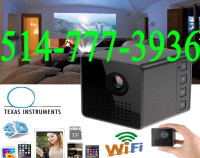 ★★★Micro Projecteur WIFI Wireless Pocket LED Pico SmartMiracast★