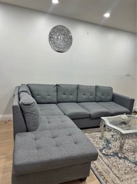 L Shaped Fabric Sofa with Side Storage + Exclusive Design For $ Markham / York Region Toronto (GTA) Preview