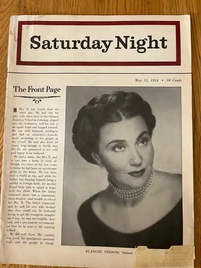 Saturday Night (May 15, 1954), View more