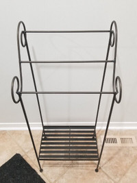 Free-Standing Wrought-Iron Towel Rack – SPOTLESS!!