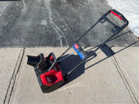 One Toro electric corded snowblower, 1800 power curve series