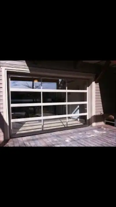 Porte de garage vitrée panoramique garage door Best price, View more