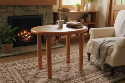 Tile Top Accent or Small Coffee Table, View more