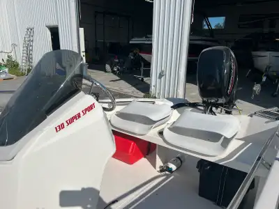 2022 Boston Whaler 130 SS. Less then 20 hours. 40hp Mercury EFI less then 20 hours. Bow cushion, Bow...